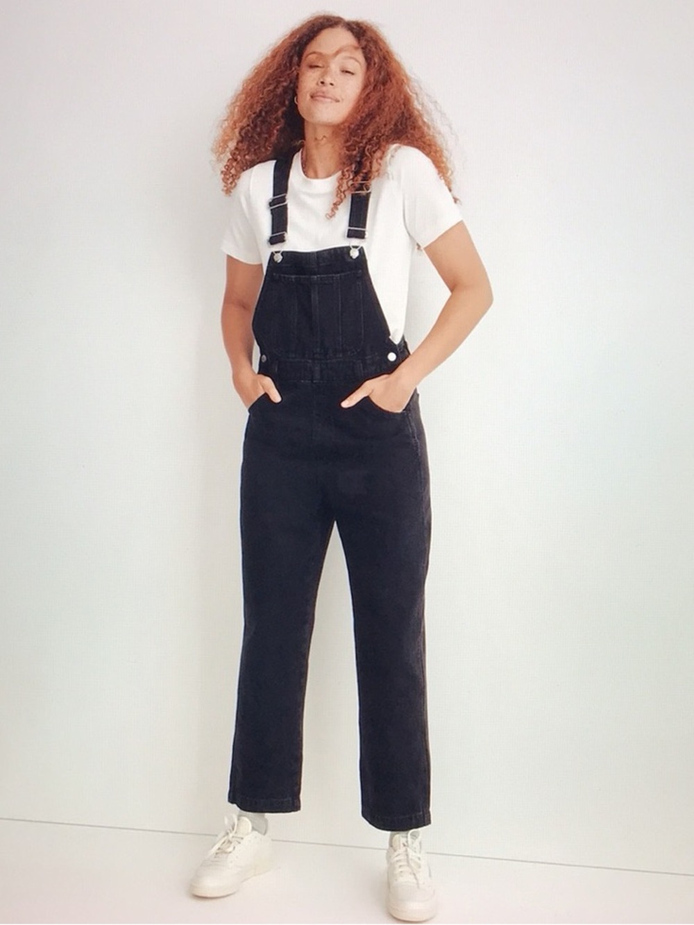MADEWELL Black denim overalls